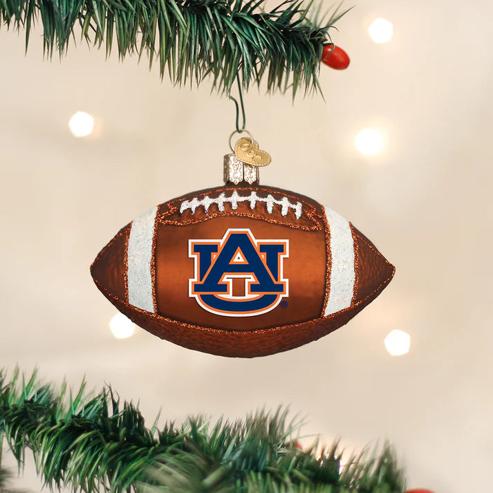 Old World Christmas Auburn Football Ornament