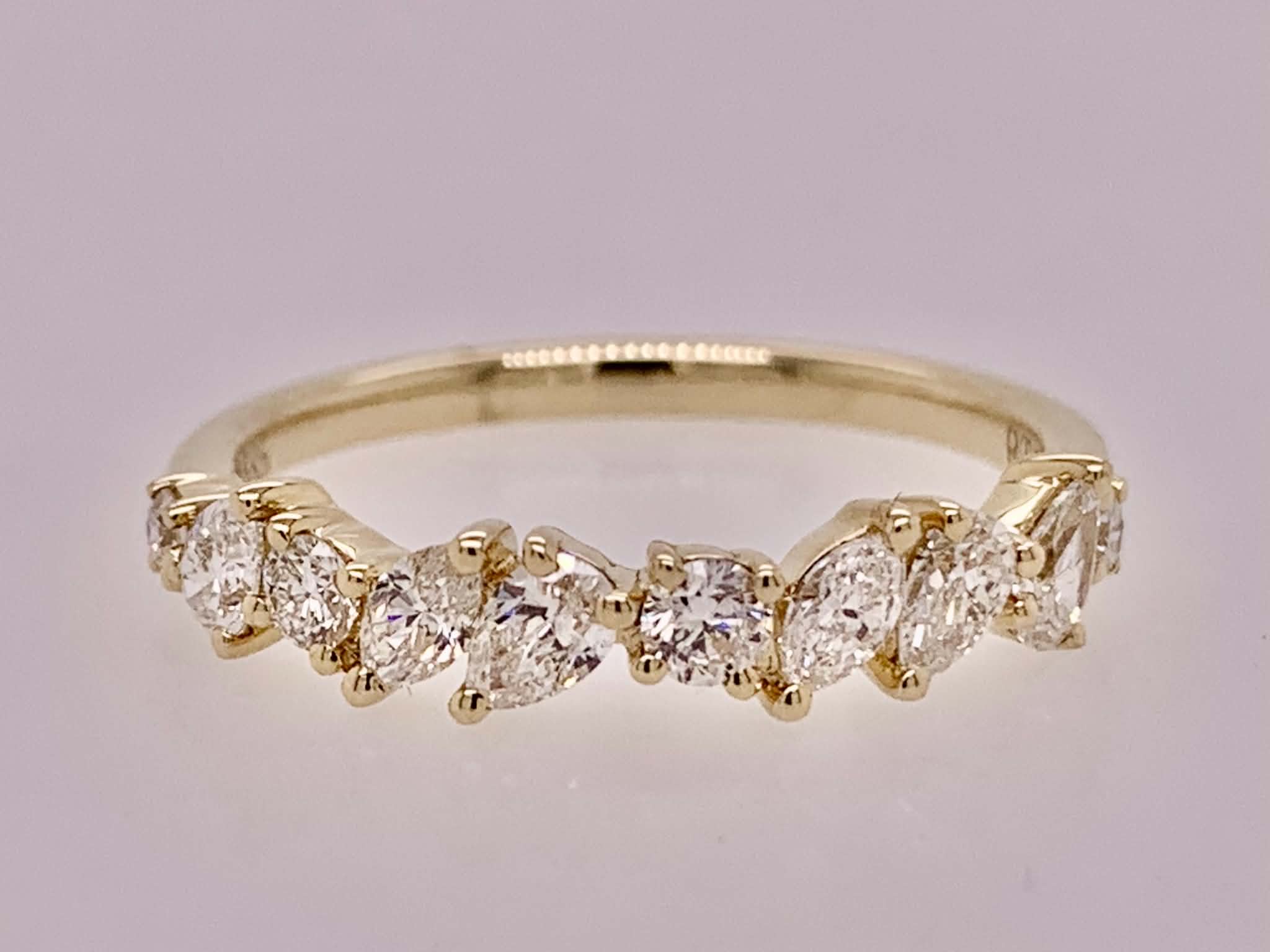 14K Diamond Anniversary Ring