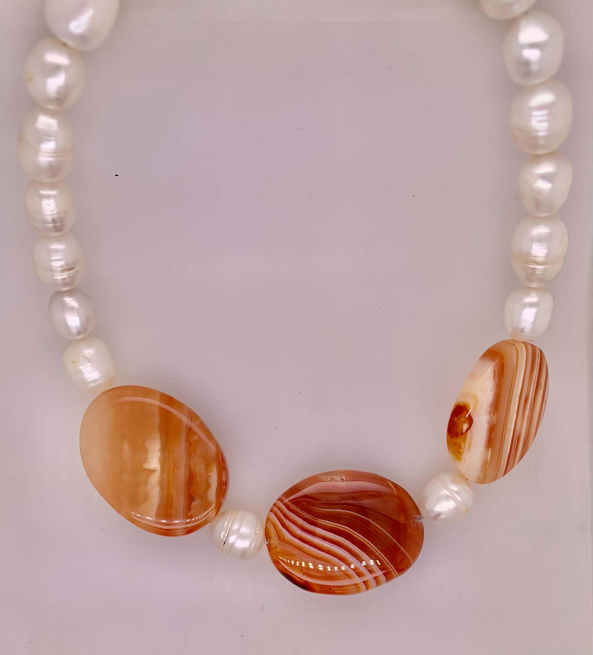 Estate Freshwater Pearl and Gemstone Necklace