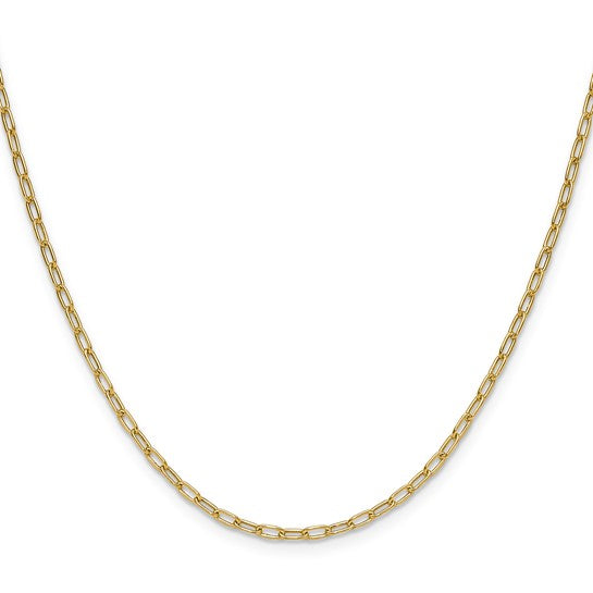 14K Paperclip Chain Necklace