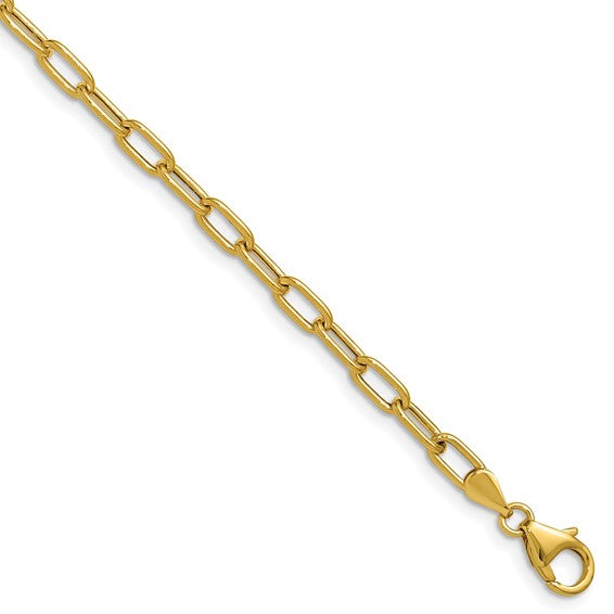 14K Paperclip Bracelet