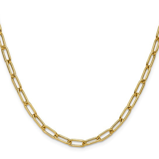 14K Paperclip Chain Necklace