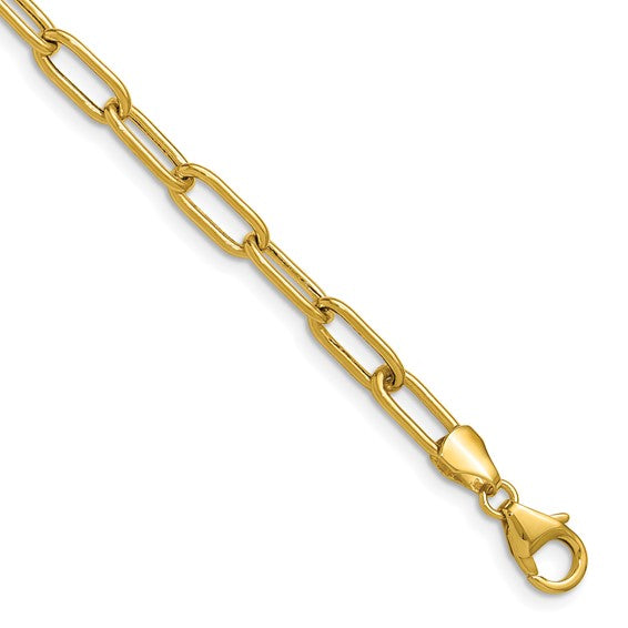14K Paperclip Necklace
