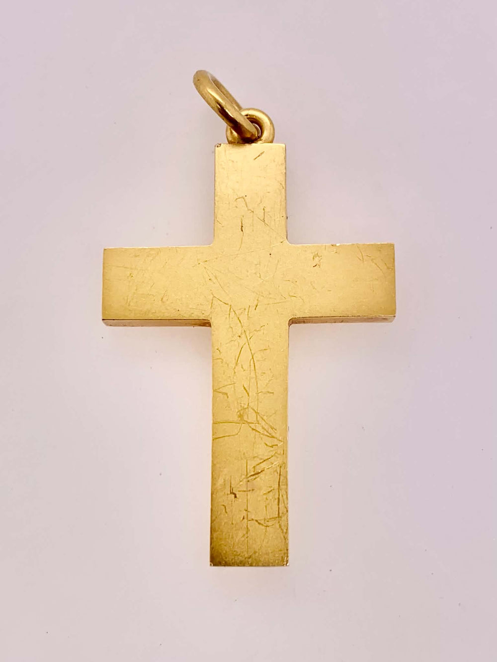Estate 15K Cross Pendant
