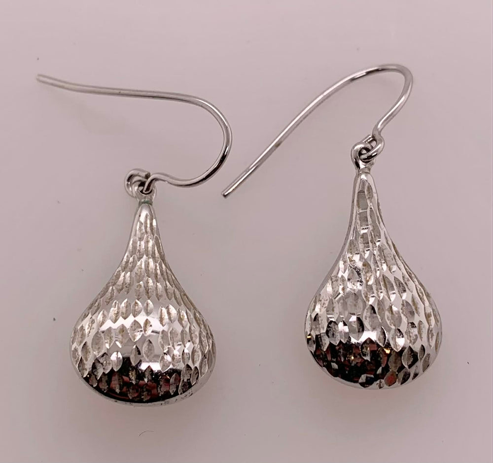 Sterling Teardrop Dangle Earrings
