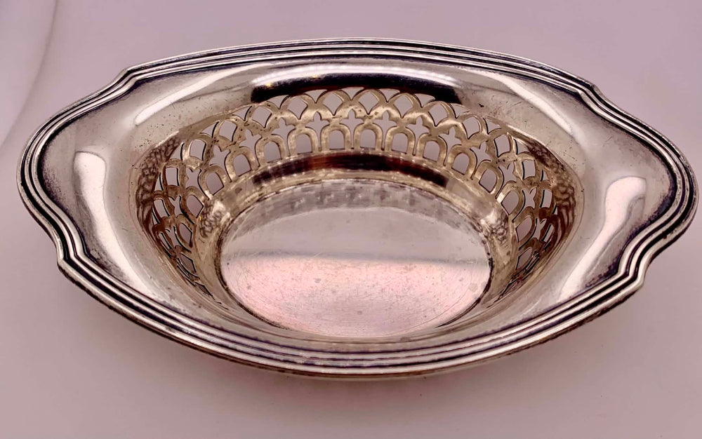 Estate Sterling Silver Nut Dish