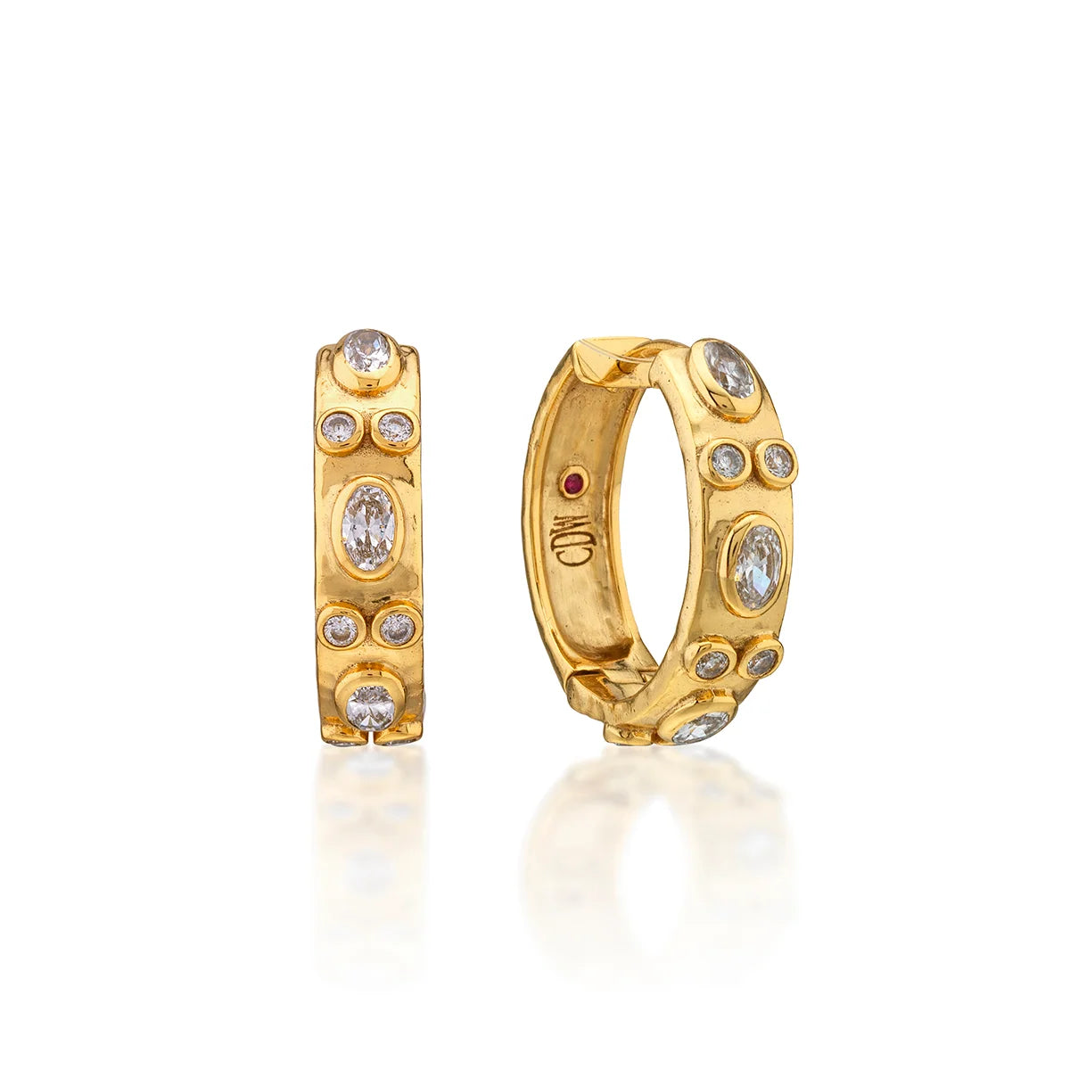 Capucine De Wulf Maharani Huggie Hoop Earrings
