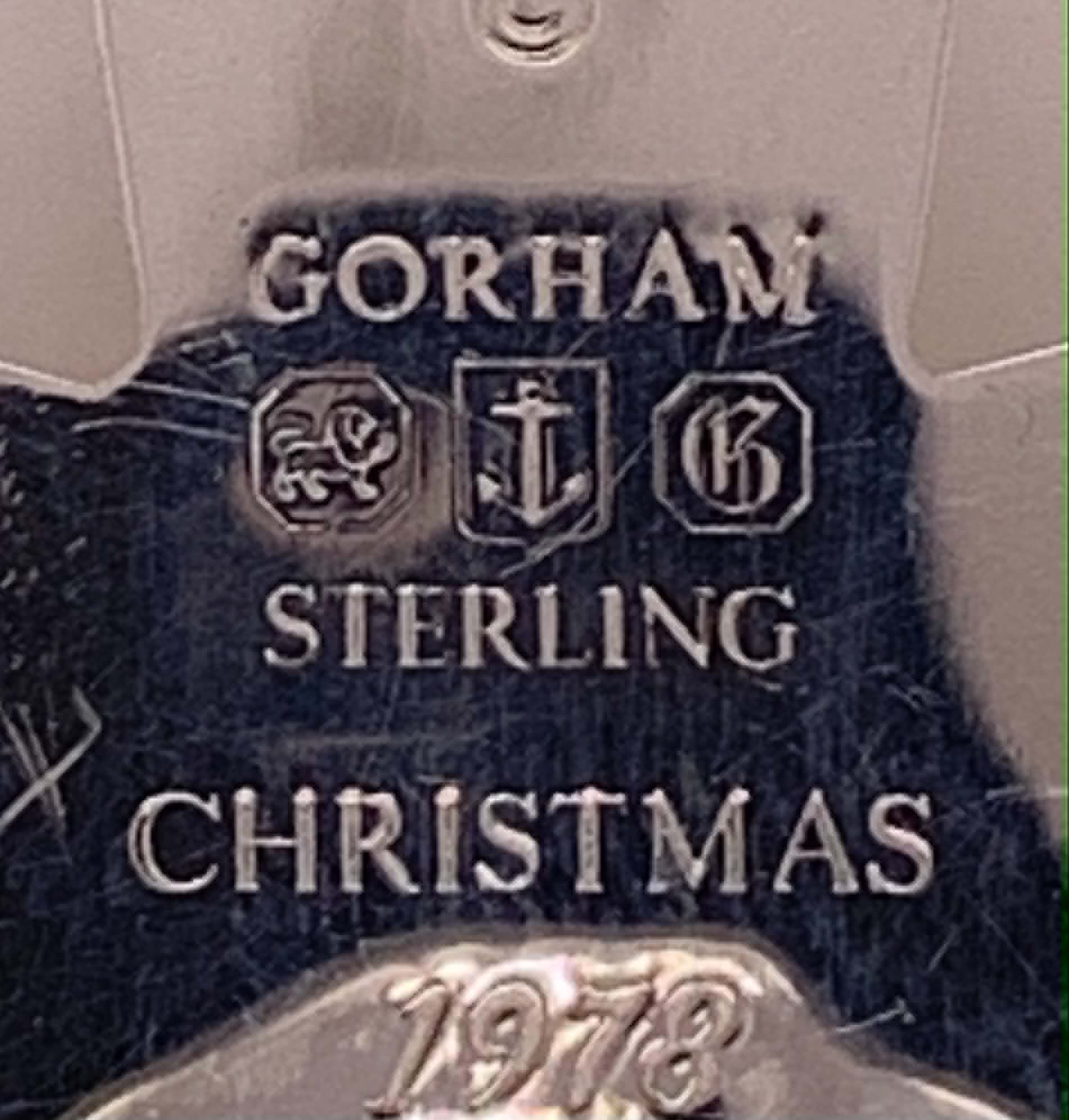 1978 Gorham Sterling Silver Snowflake Christmas Ornament