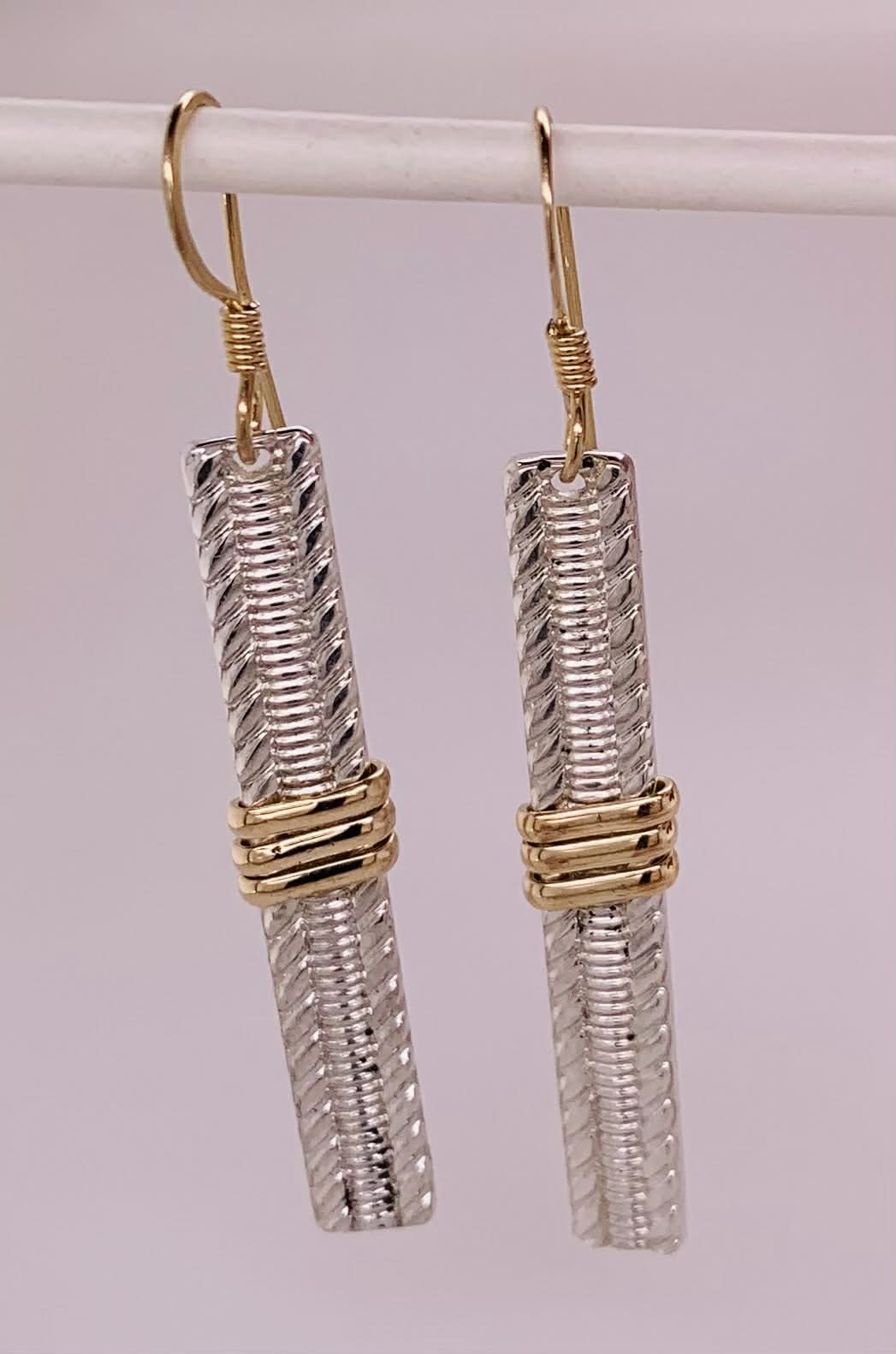 John Cauley Original Vertical Bar Earrings