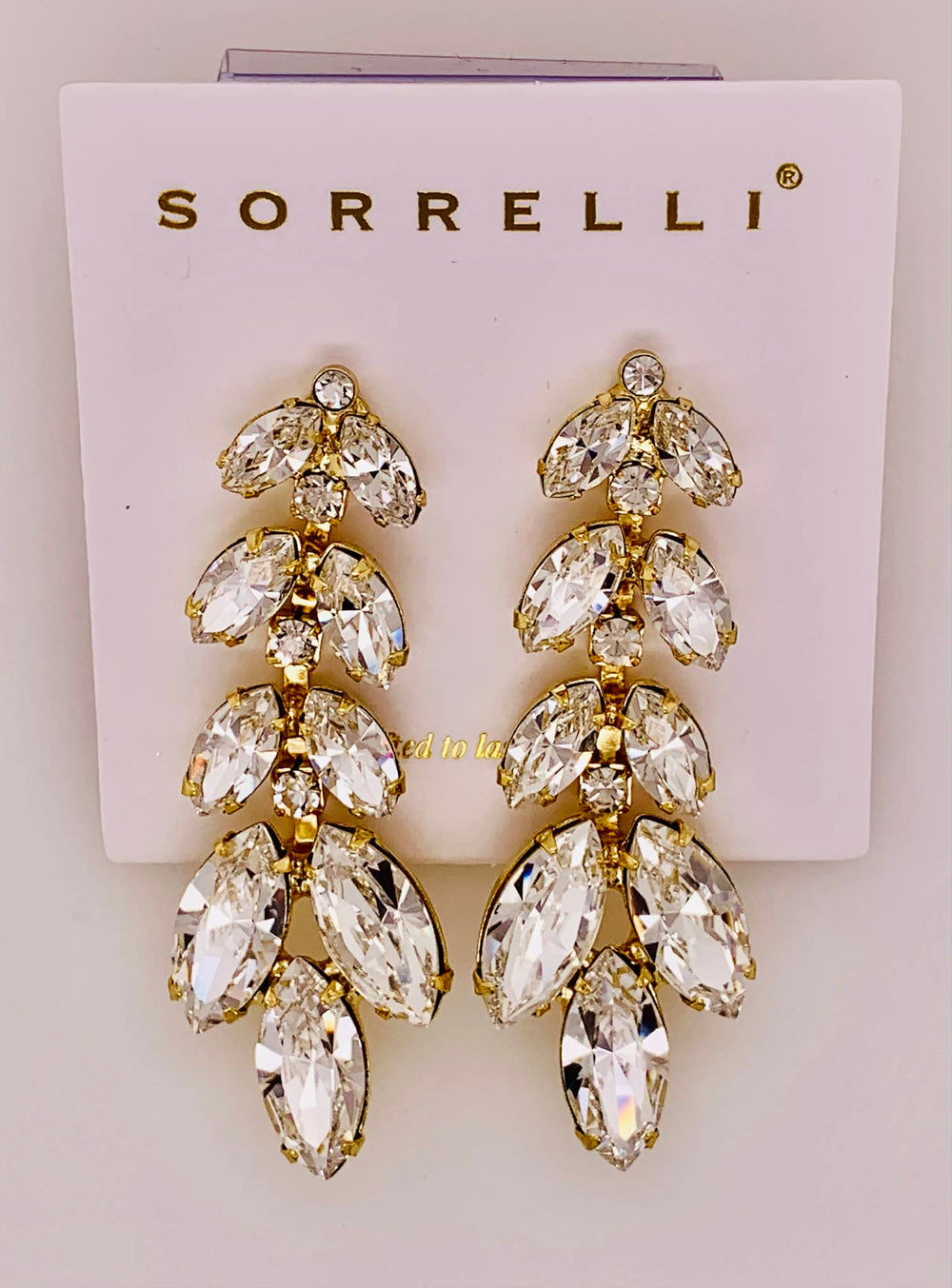 Repeating Navette Dangle Earrings