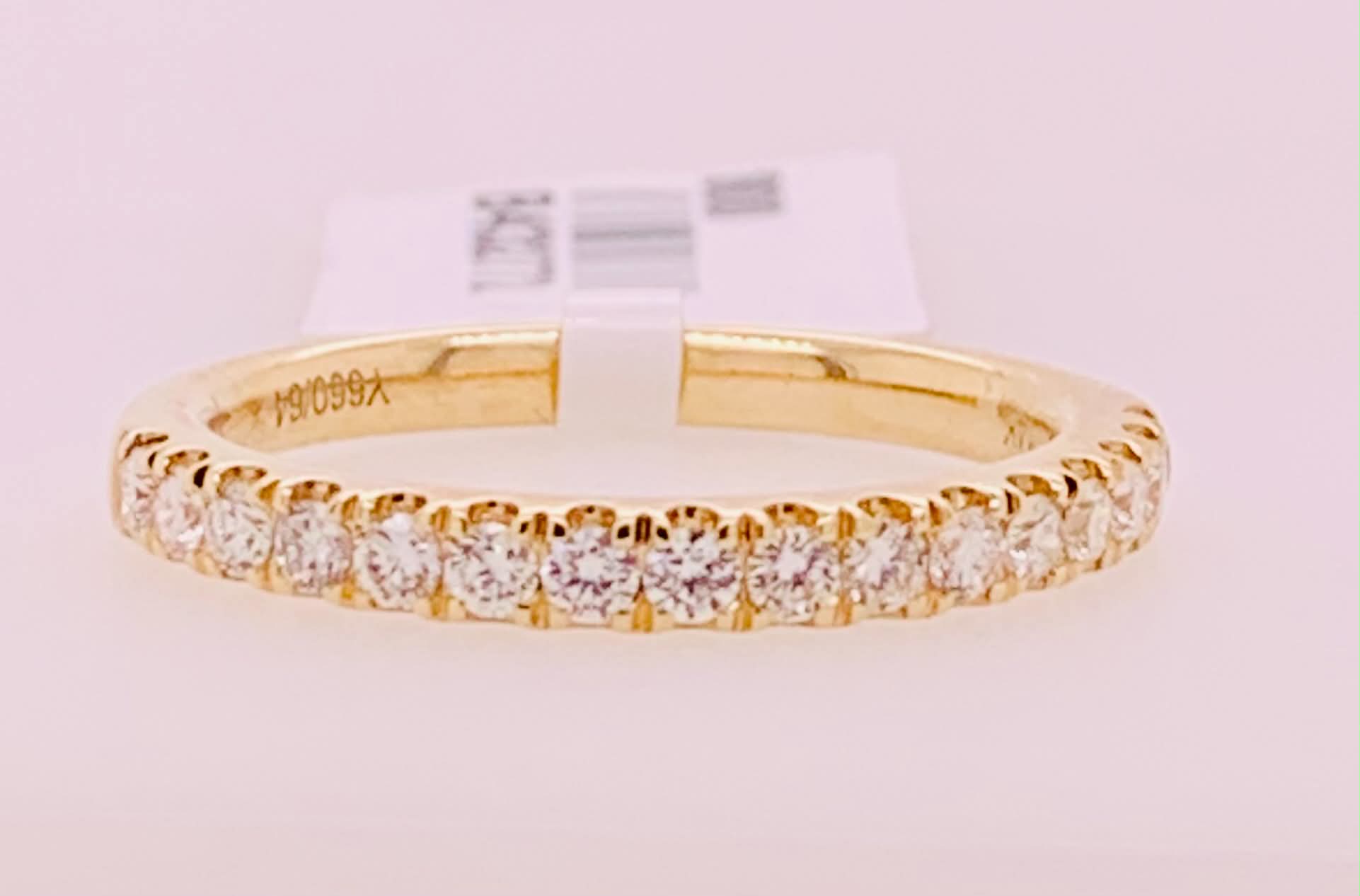 14K Diamond Anniversary Band