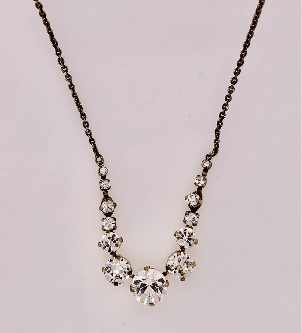 Delicate Round Tennis Necklace