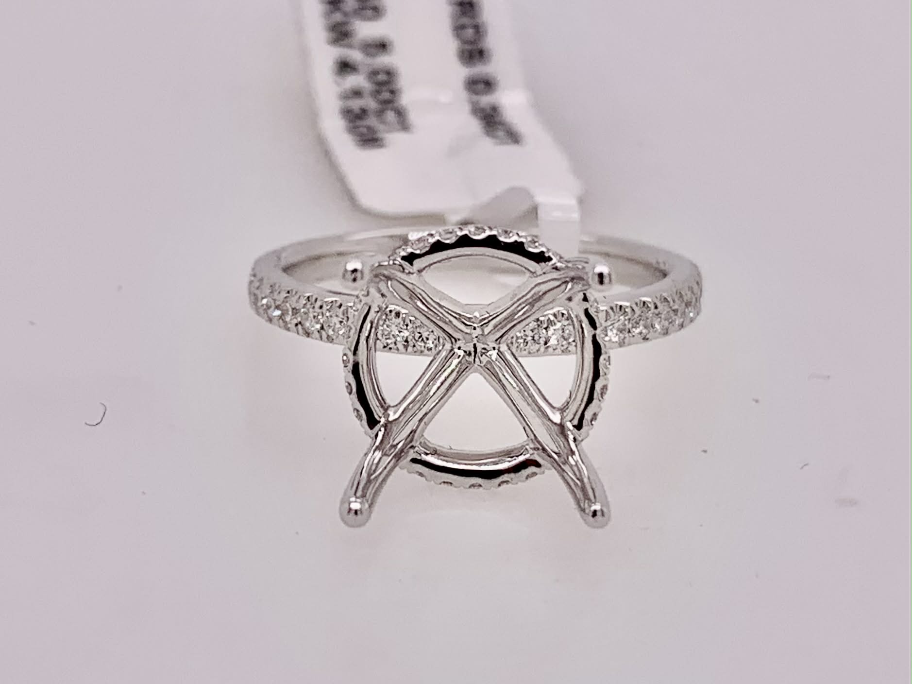 18K Diamond Semi-Mount