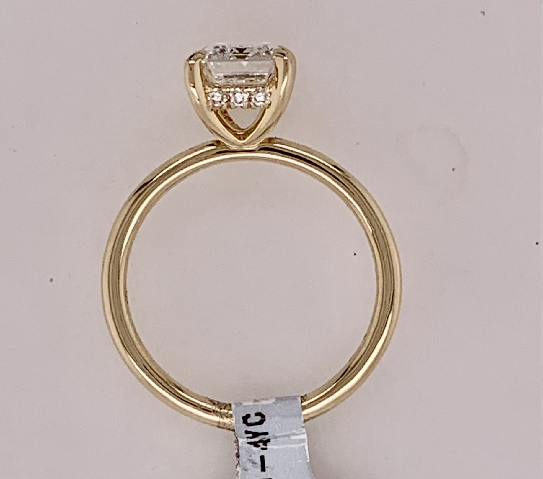 14K LAB Diamond Engagement Ring