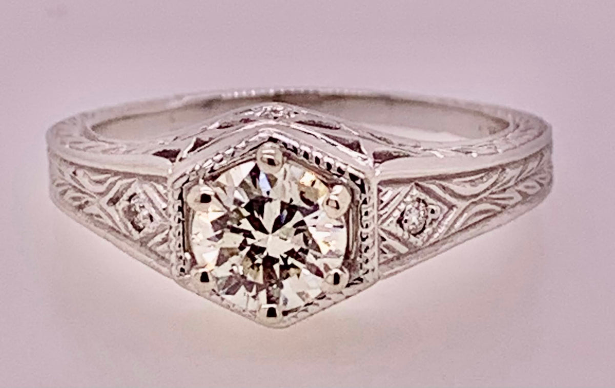14K Diamond Ring