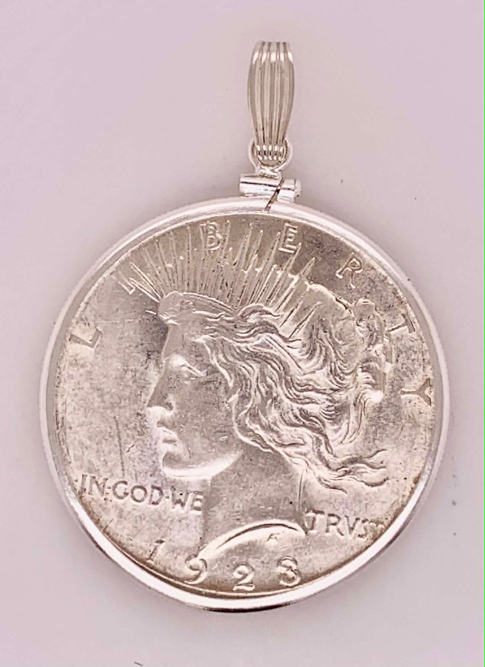 Sterling Silver Coin Pendant