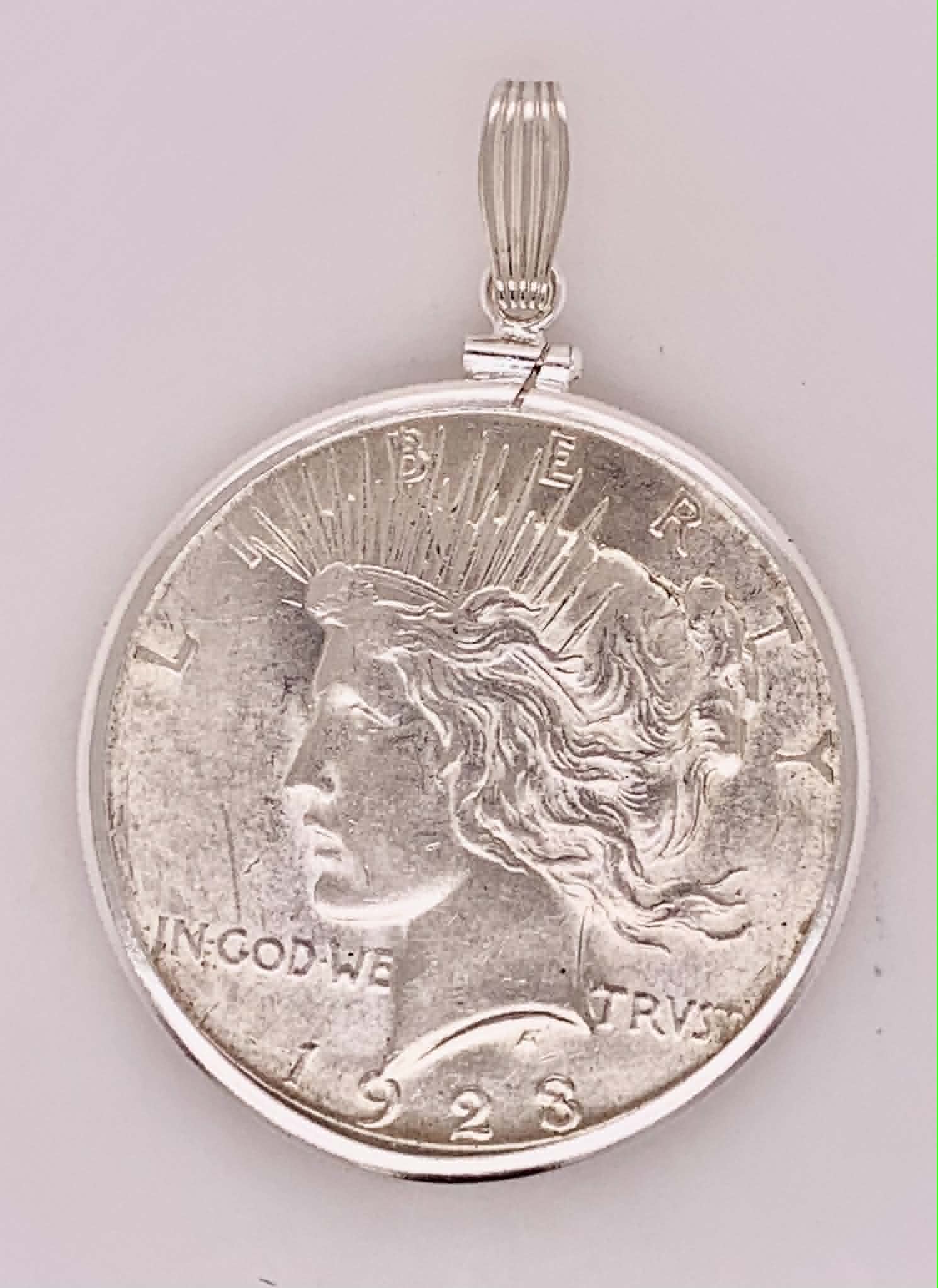 Sterling Silver Coin Pendant