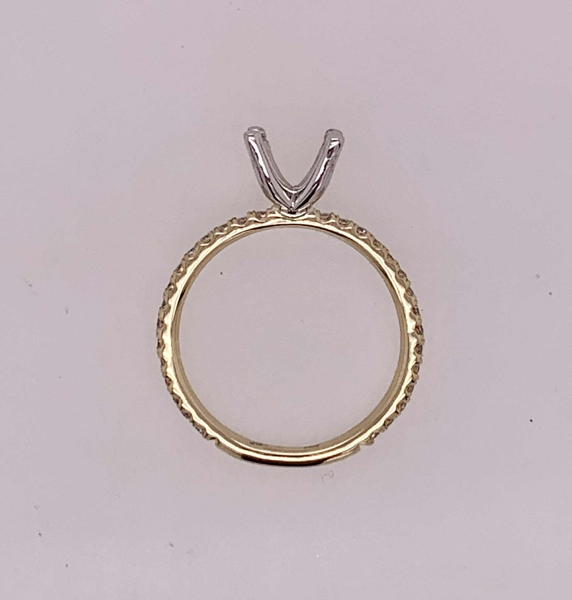 14K Diamond Semi-Mount