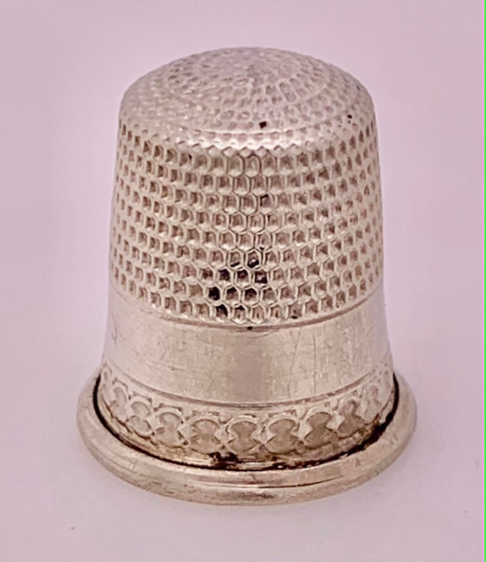 Estate Sterling Silver Thimble