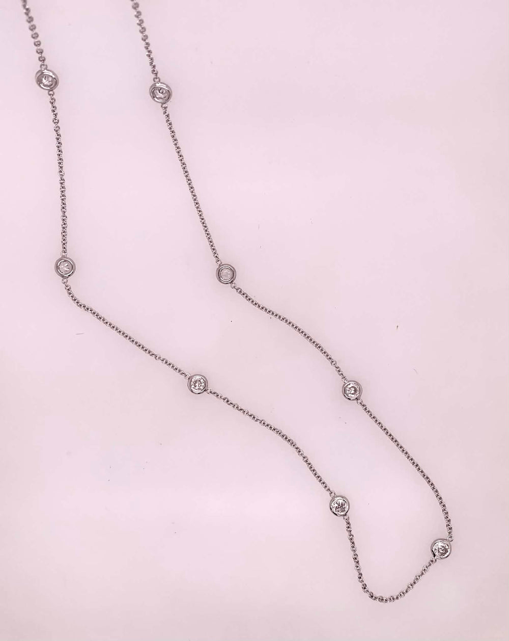 14K Diamonds by the Yard Necklace