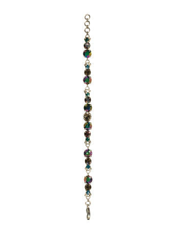 Linked Crystal Line Bracelet