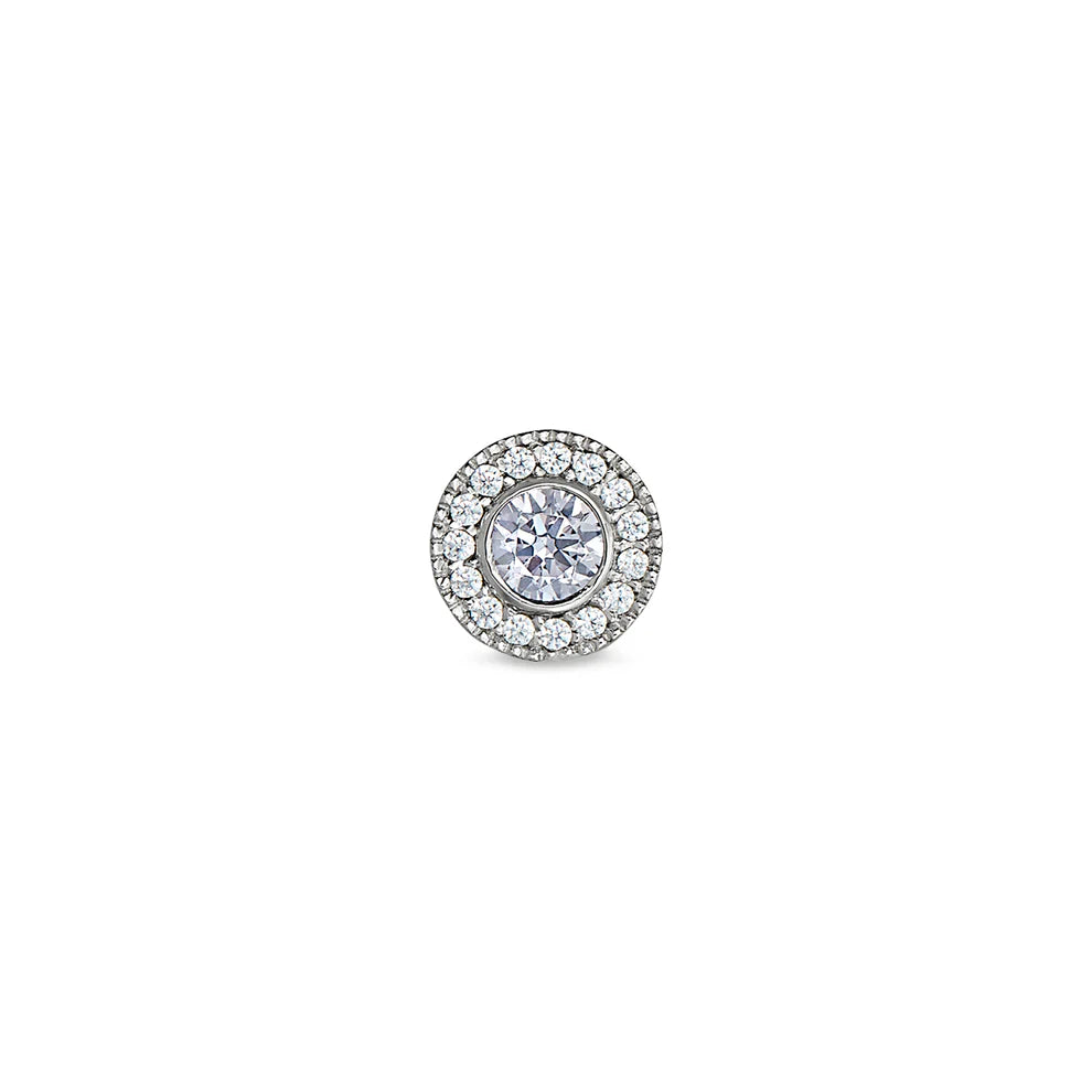 Sterling Silver June Birthstone Charm