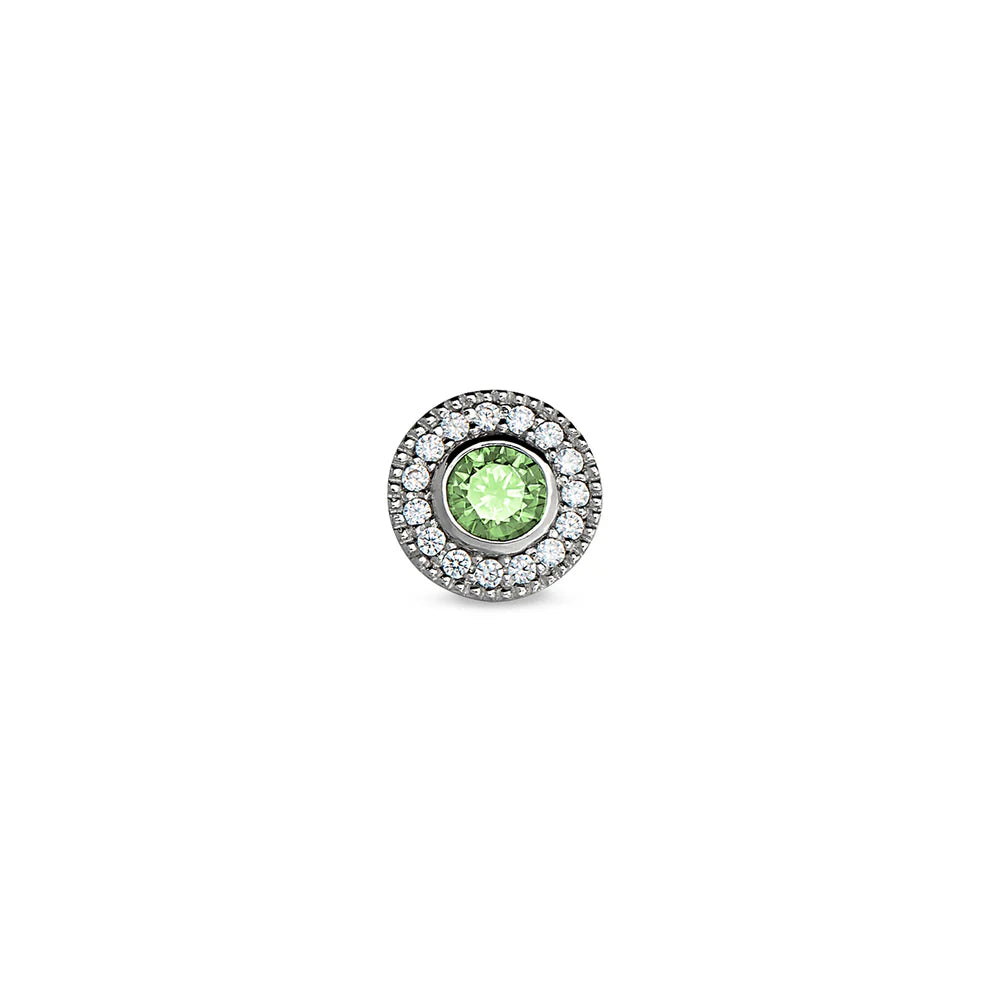 Sterling Silver August Birthstone Charm