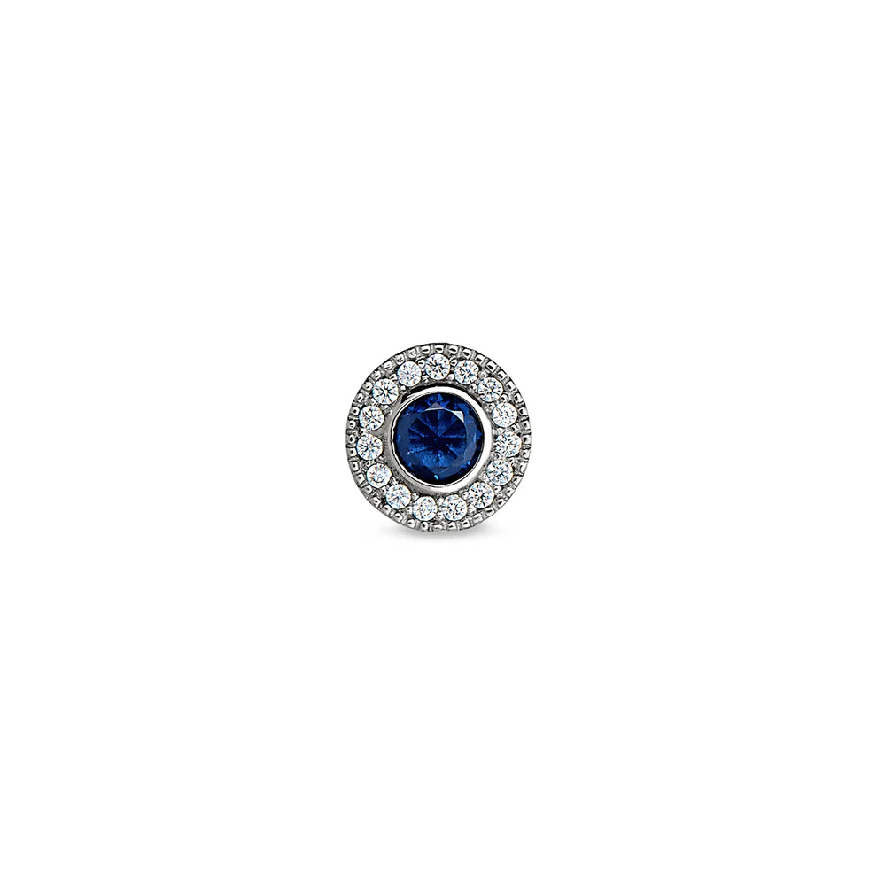 Sterling Silver September Birthstone Charm