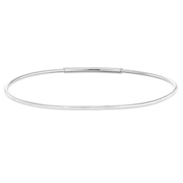Sterling Silver Blank Birthstone Bracelet