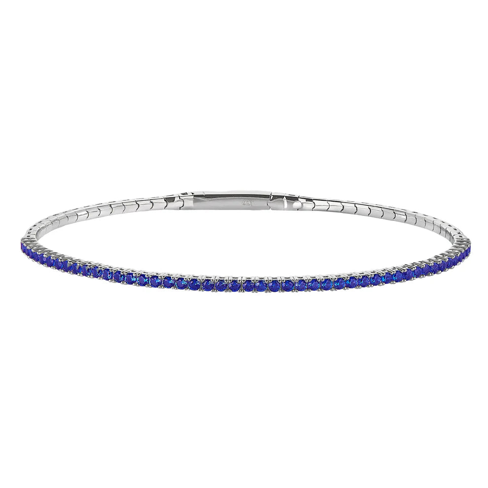 Sterling Silver Flexible Bangle Bracelet