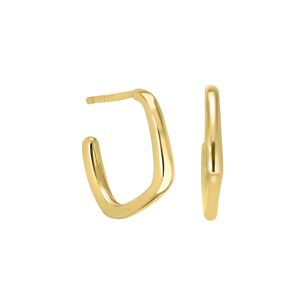 Gold Vermeil Hoop Earrings