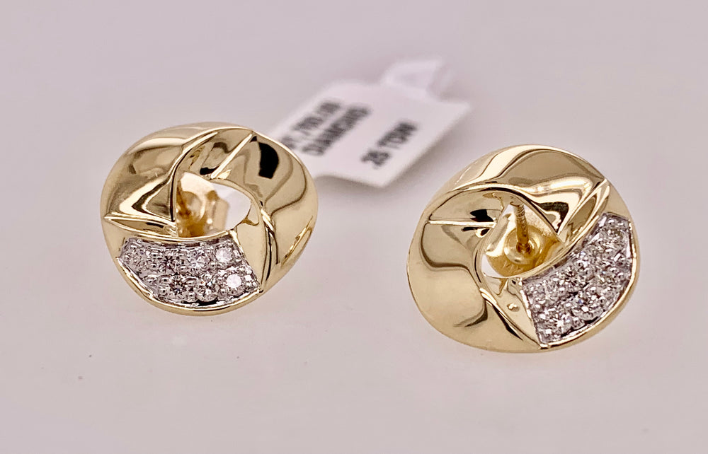 14K Diamond Earrings