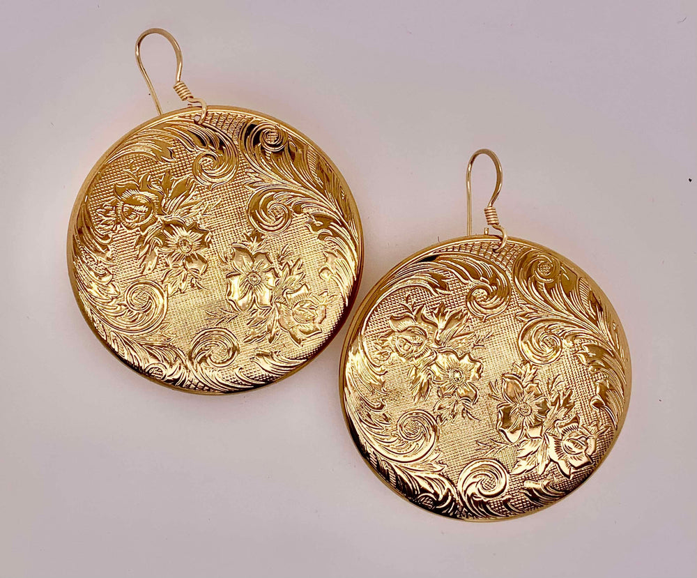 Vintage Pocket Watch Earrings