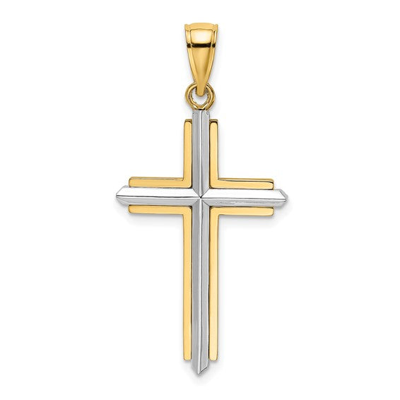 14K Cross Pendant
