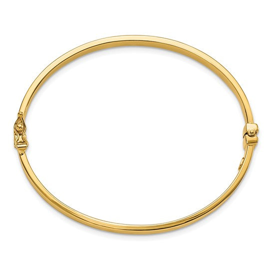 14K Hinged Bangle Bracelet