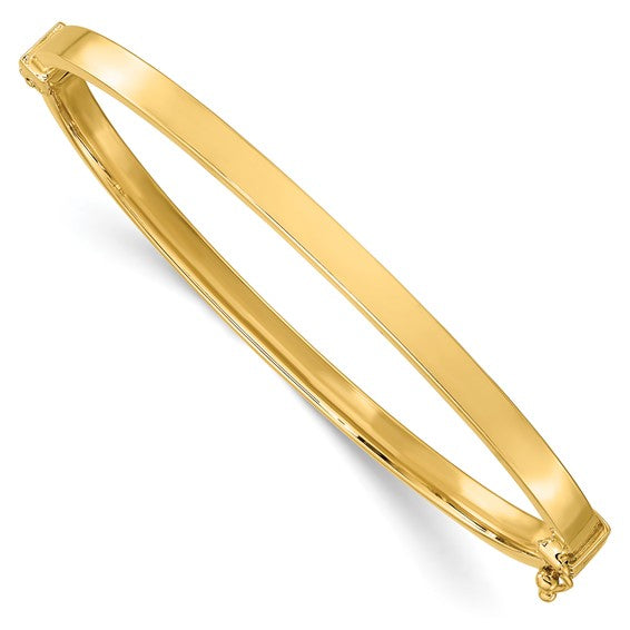 14K Hinged Bangle Bracelet