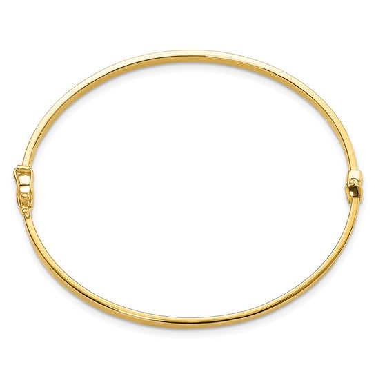 14K Hinged Bangle Bracelet