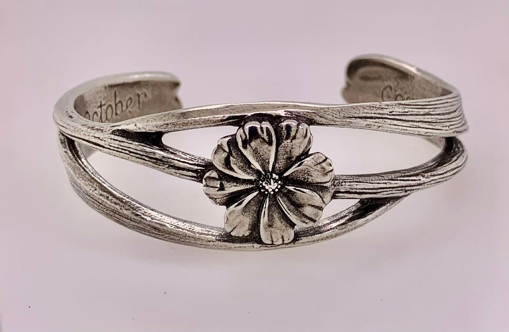 October Nouveau Flower of the Month Bracelet