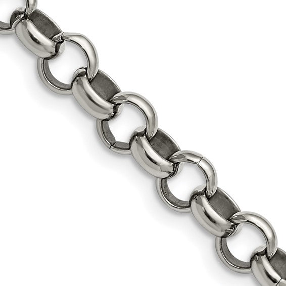 Chisel Stainless Steel Polished Rolo Chain