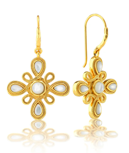 Capucine De Wulf Monique Gem Dangle Earrings