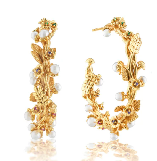 Capucine De Wulf Meadow Grande Hoop Earrings