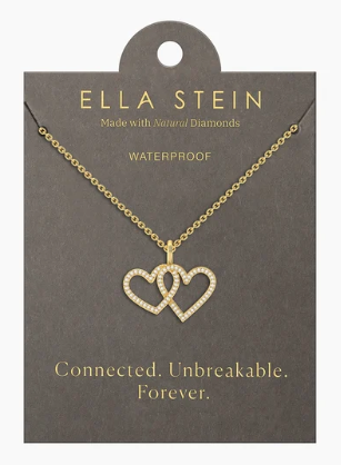 Ella Stein Two Hearts Pendant Necklace
