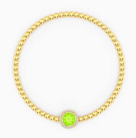 Ella Stein August Birthstone Bead Bracelet