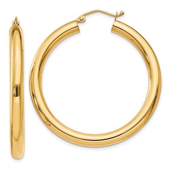 14K Gold Hoops