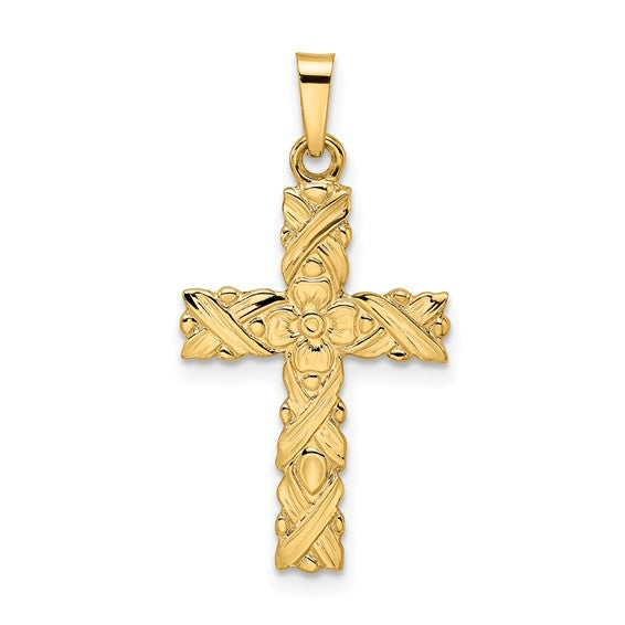 14K Cross Pendant