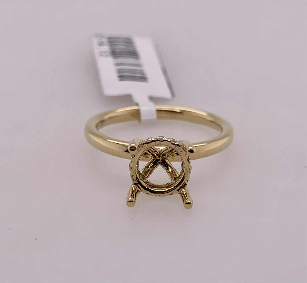 18K Diamond Semi Mount