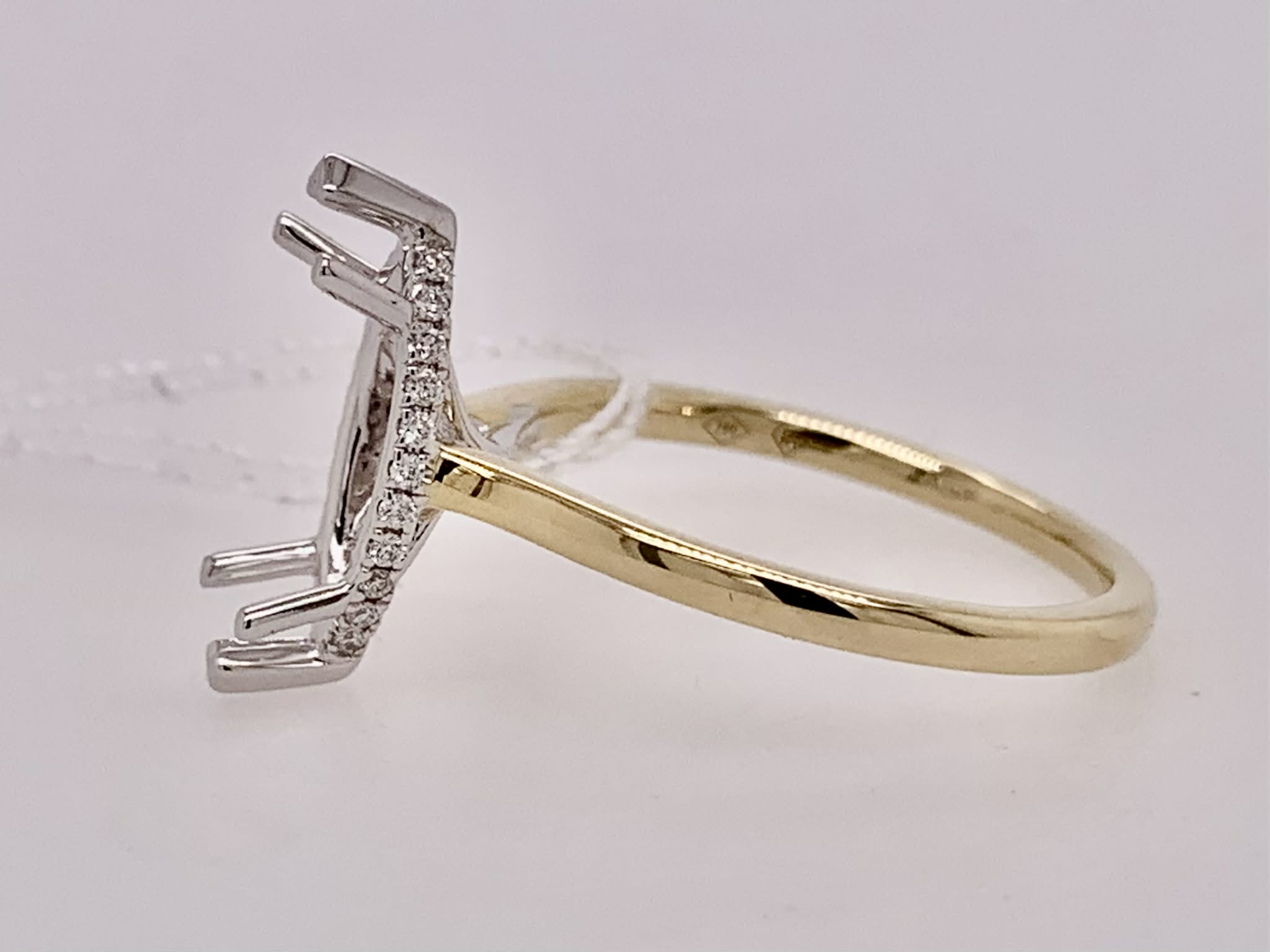 18K Diamond Semi Mount