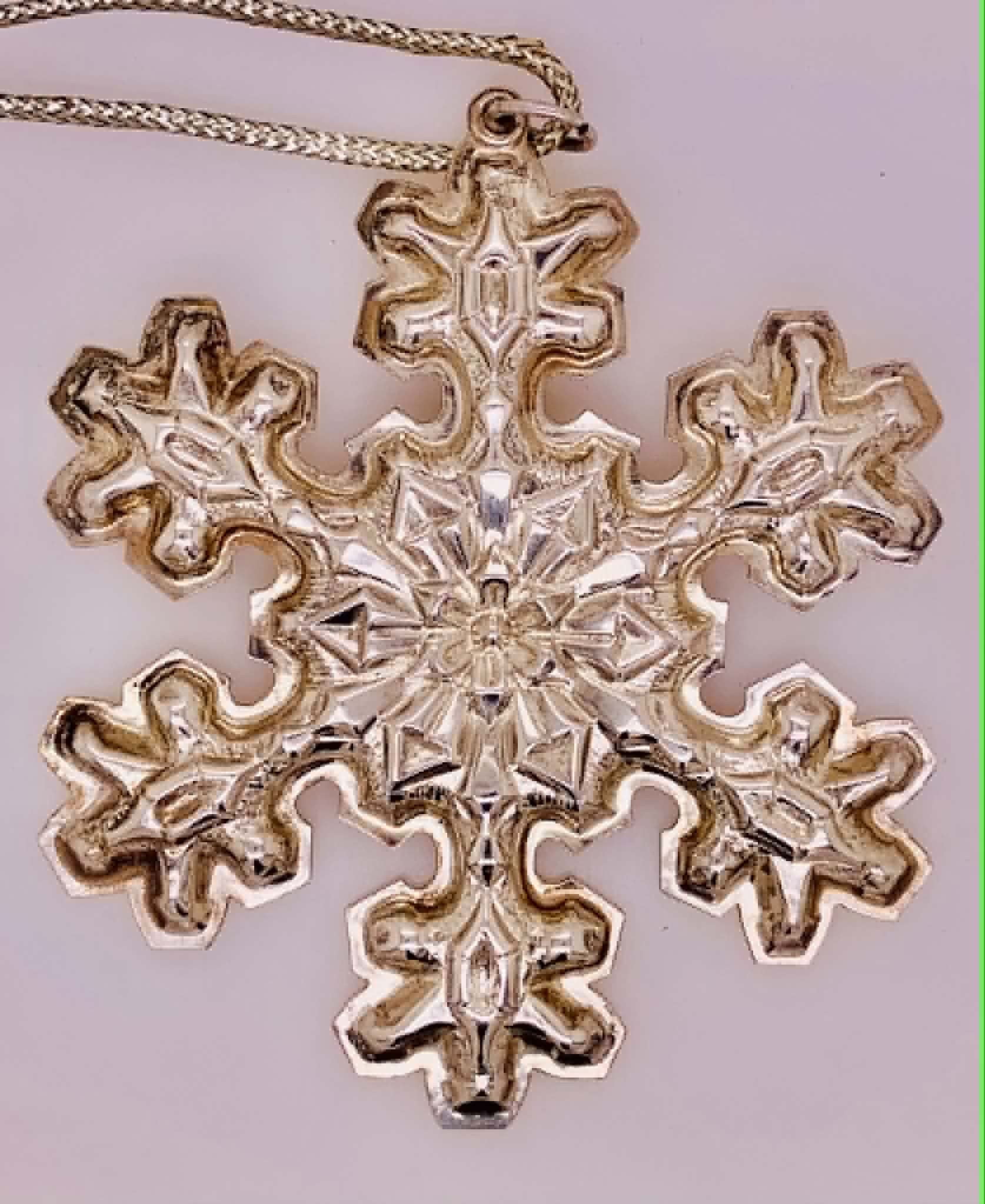 1976 Sterling Silver Gorham Collectible Christmas Ornament