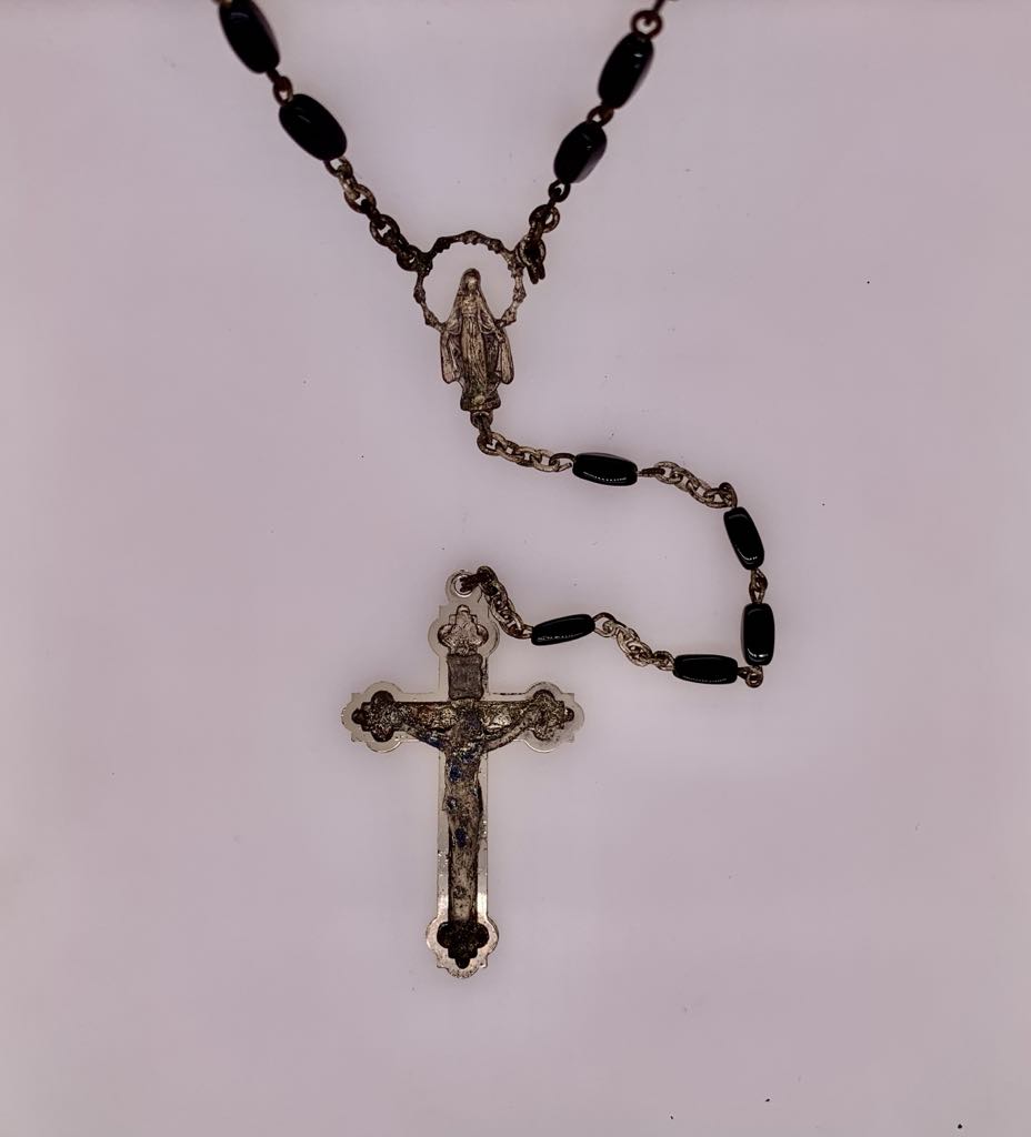 Estate Vintage Rosary Necklace