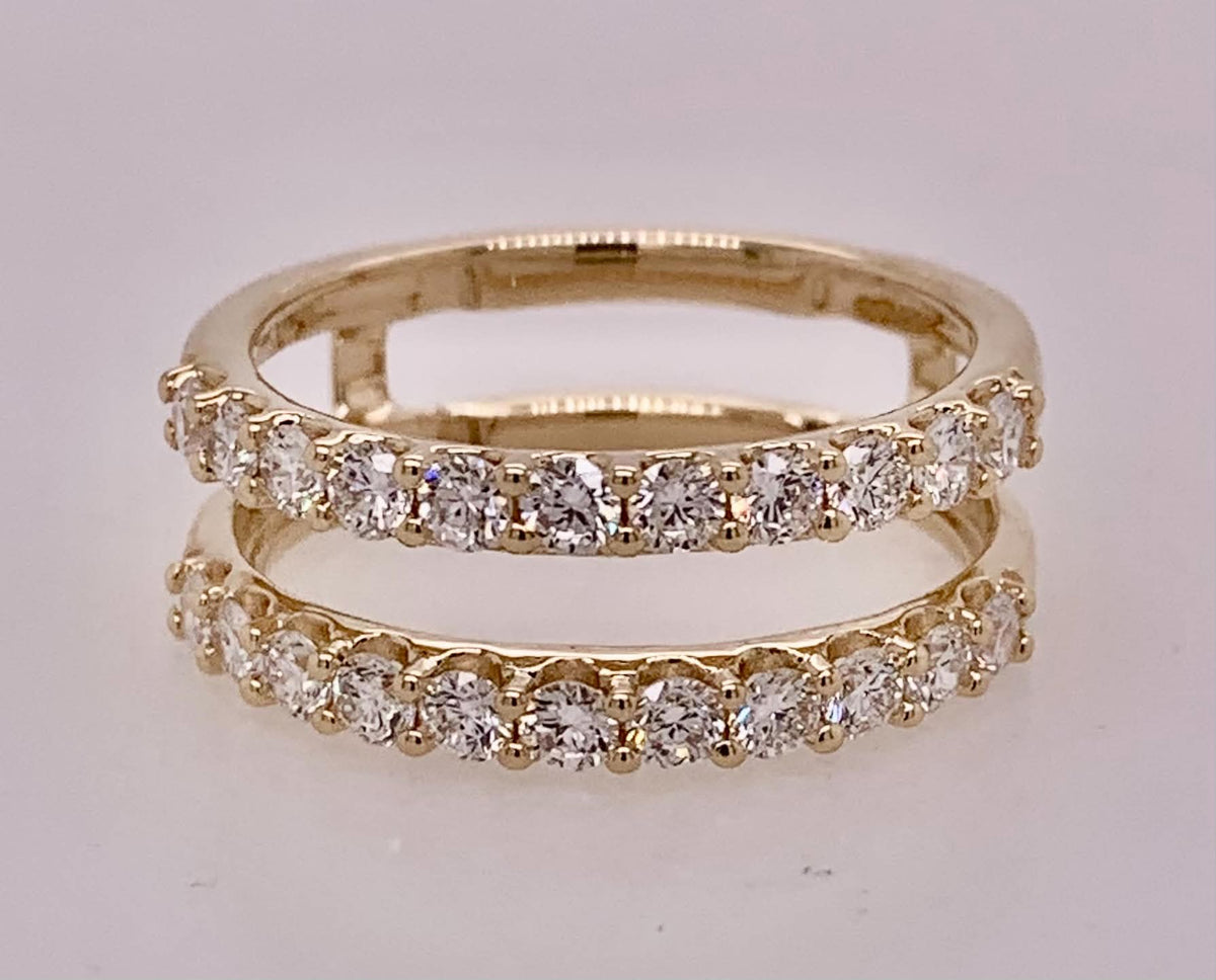 14K Lab Diamond Ring Guard